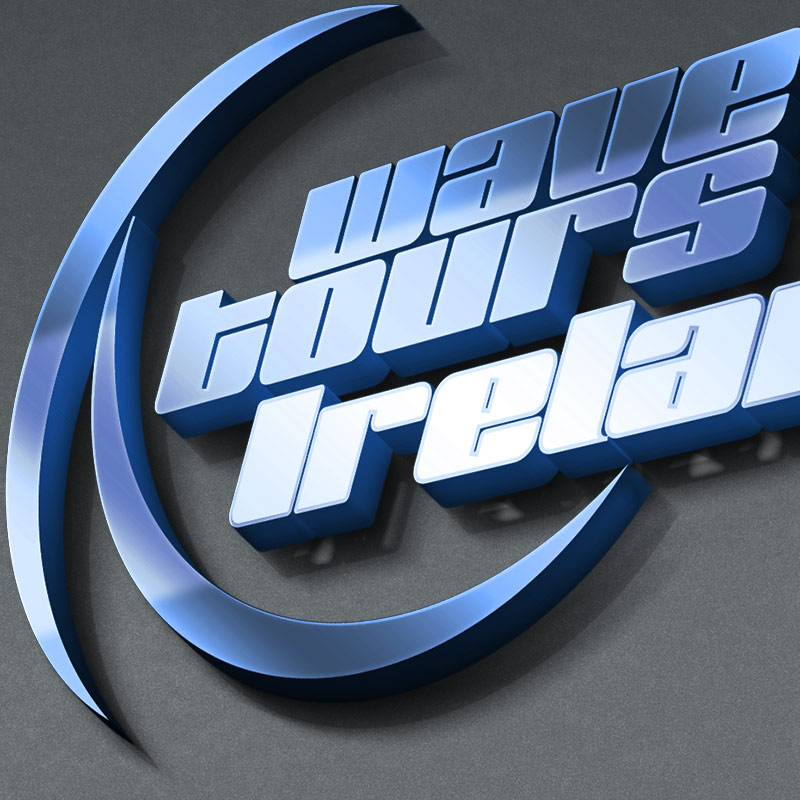 Logo für Surfreisen, Irland